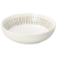 アースモス 中鉢 粉引十草 ボール