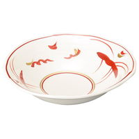 アースモス 向付 黒渦三ッ足向付 (4個入) utw-05014056（直送品）