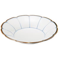 アースモス 向付 染付菊割輪花6寸向付 (2個入) utw-05012286（直送品）