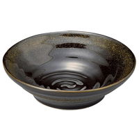 アースモス 中鉢 金彩天目5.0鉢 (5個入) utw-06321716（直送品）