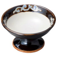 アースモス 小鉢 唐草高台小鉢