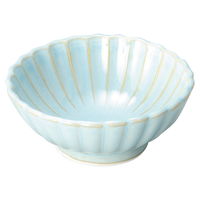 アースモス 小鉢 みずあさぎ菊型3.6浅鉢 (6個入) utw-08937716（直送品）