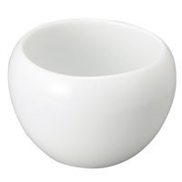 アースモス 小付 白磁ゆらぎカップ(小) (6個入) utw-10613526（直送品）