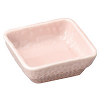 アースモス 小付 桃釉角小付 (11個入) utw-10923216（直送品）