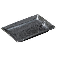 アースモス 仕切皿 匠鉄黒仕切付焼物皿 (5個入) utw-17320556（直送品）