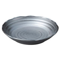 アースモス 中皿 鉄結晶7.0深皿 (6個入) utw-19420526（直送品）