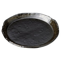 アースモス 中皿 金彩天目