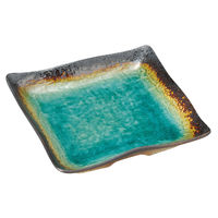 アースモス 角皿 新海波正角7.0皿 (4個入) utw-20919226（直送品）