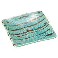 アースモス 角皿 金乱線グリーン縄目正角皿(小) (7個入) utw-21121756（直送品）