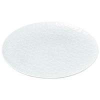 アースモス 中皿 網代 青白丸皿 (3個入) utw-22227656（直送品）