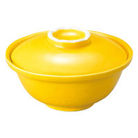 アースモス 蓋向 黄釉蓋物（有田焼） (2個入) utw-27112696（直送品）
