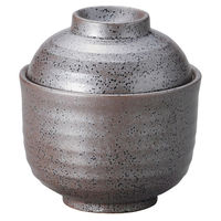 アースモス 蓋物 黒釉小蓋物 (5個入) utw-27715286（直送品）