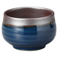 アースモス ぐい呑み 口サビ紺冷酒グイ呑 (6個入) utw-29228286（直送品）