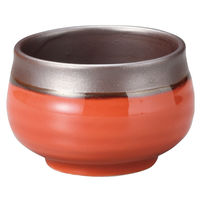 アースモス ぐい呑み 口サビ赤茶冷酒グイ呑 (6個入) utw-29229286（直送品）