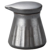 アースモス 醤油入れ フタの落ちないしょう油差黒(小) (3個入) utw-30631226（直送品）