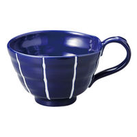 アースモス 洋スープカップ ルリ十草スープカップ（有田焼） (3個入) utw-63224926（直送品）