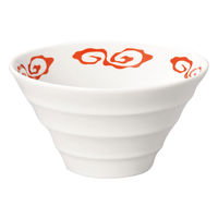 アースモス 中華丼 雲海深口19cmボール(赤) (2個入) utw-69014186（直送品）