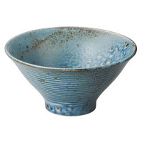 アースモス 中華丼 藍染6.5高台丼 (2個入) utw-69412116（直送品）