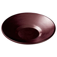 アースモス 茶托 [A]千筋茶托 新溜4寸 (7個入) utw-70646966（直送品）