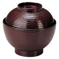 アースモス 汁椀 [A]ケヤキ小吸椀 ウルミ (5個入) utw-71417966（直送品）