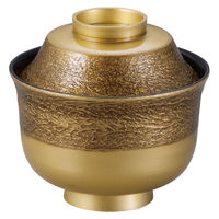 アースモス 汁椀 [TA]3.2寸富士型小吸椀 絞り墨入れ