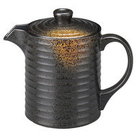 アースモス そば用品 [TA]やすらぎ汁次(大)750cc 焼き締め (1個入) utw-72254966（直送品）