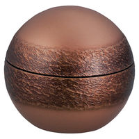 アースモス 煮物椀 [TA]まんまる椀 絞り墨入れ銅内黒 (1個入) utw-72826966（直送品）