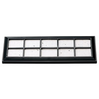 アースモス 松花堂[A]ABS尺3長手障子蓋 黒 (2個入) utw-73021966（直送品）