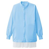 ミドリ安全 食品産業向け作業服 ベルデクセル 男女共用ブルゾン+(プラス) F18A083B ブルー Mサイズ 3111195104 1点（直送品）