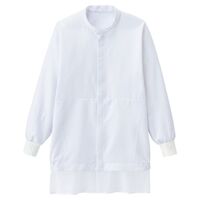 ミドリ安全 食品産業向け作業服 ベルデクセル 男女共用ブルゾン F16A079W ホワイト SSサイズ 3111195402 1点（直送品）