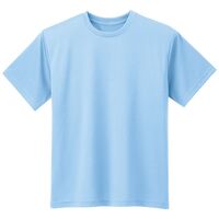春夏作業服 ドライメッシュ ポリエステル100% 半袖Tシャツ TS12 上 ライトブルー 7Lサイズ 3120146811 1点（直送品）