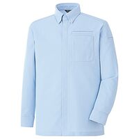 ミドリ安全 春夏作業服 帯電防止JIS適合 ストレッチシャツ TS202上 サックス 3Lサイズ 3120336607 1点（直送品）