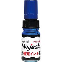 寺西化学工業 マジックインキ マジェスター専用補充液 10ml 青 MHJA-10ML-T3 1セット（5個）