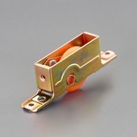 エスコ 30mm 戸車(U型・ウレタン車・鋼板枠) EA986RH-11 1セット(10個)（直送品）