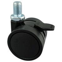 エスコ（esco） キャスター（ツインホイール/ブレーキ付/U3/8x16山） EA986TG