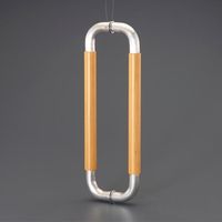 エスコ φ30mm/70x600mm O型ハンドル(HL/ライトオーク) EA951HA-212 1組（直送品）