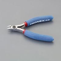 エスコ 115mm 精密ニッパー(セミフラッシュ/ESD) EA535TA-11 1丁（直送品）