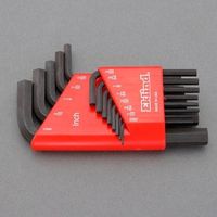 エスコ 0.05”ー3/8”/13本組 [Hexagon]キーレンチ EA573BE-30 1セット(4セット)（直送品）