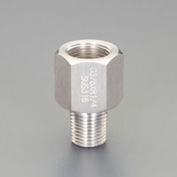 エスコ G3/8”xR1/2” ジョイント継手(圧力計用/ステンレス) EA729HB-8 1セット(2個)（直送品）