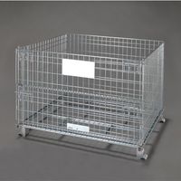 エスコ 1230x1010x900mm/2000kg メッシュパレット EA985R-34 1台（直送品）