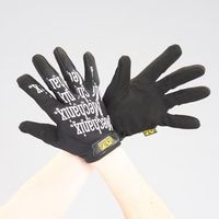 エスコ [S] 手袋・メカニック(合成革/黒) EA353BT-231 1セット(2双)（直送品）