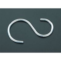 エスコ 155x6mm Sカン(ステンレス製) EA638DW-46 1セット(10個)（直送品）