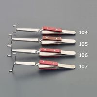 エスコ 145mm/R29D 逆作用ピンセット(ステンレス製) EA595AK-105 1個（直送品）