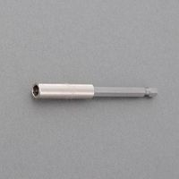 エスコ 1/4”Hex/100mm ビットホルダー(マグネット付) EA611AX-37 1セット(3個)（直送品）