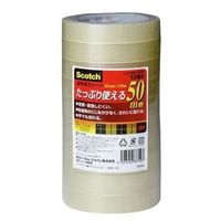 エスコ（esco） 18mmx50m 透明粘着テープ（10巻） 1セット（40巻：10巻×4パック） EA765MA-53（直送品）