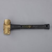 エスコ 2.7kg/406mm 真鍮ハンマー EA575BS-14 1本（直送品）