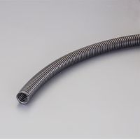 エスコ 5.2mmx10m コルゲートチューブ(黒) EA944BV-605 1セット(10袋)（直送品）