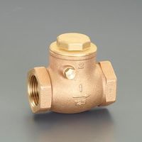 エスコ 2・1/2” スイングチャッキバルブ(青銅製) EA465A-75 1個（直送品）
