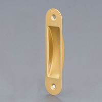 エスコ 105x 25 mm 引戸取手(ステンレス製/SG) EA951C-38 1セット(10個)（直送品）