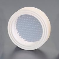 エスコ φ100mm あかり窓(ミルキーホワイト) EA951L-12 1セット(10個)（直送品）